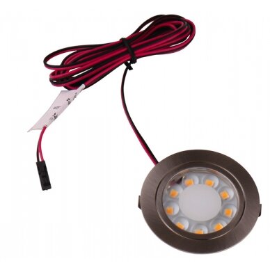 Carbest nerūdijančio plieno LED taškas - 9 LED