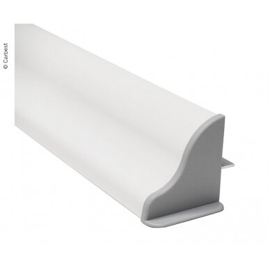 Carbest saulės kolektorių montavimo spoilerių komplektas - plotis iki 410 mm baltas 1