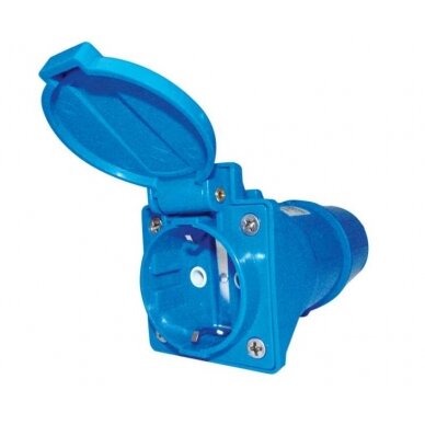 Carbest Schuko/CEE trumpas adapteris Carbest Schuko/CEE trumpas adapteris