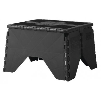 Carbest sulankstomas plastikinis laiptelis pilkos spalvos Carbest sulankstomas plastikinis laiptelis pilkos spalvos
