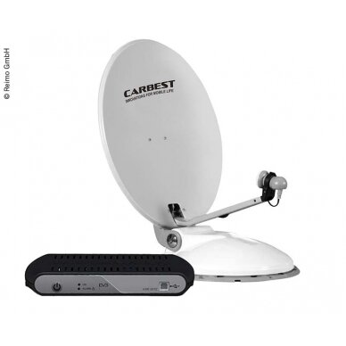 Carbest Travelsat - Automatinė palydovinė sistema su valdymo dėžute (68 cm) ASTRA