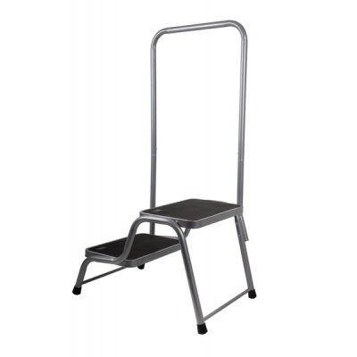 Carbest dvigubas laiptelis su turėklu - 640x375x430 mm Carbest dvigubas laiptelis su turėklu - 640x375x430 mm