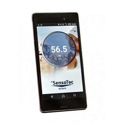 Carbest STB 150 - skaitmeninė vertikalios apkrovos skalė su Bluetooth - oranžinė 1