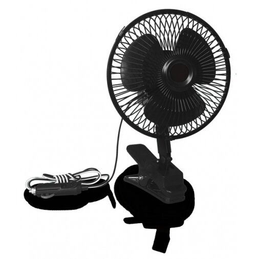 Carbest Fan 12 volt - svyruoja su laikiklio laikikliu Carbest Fan 12 volt - svyruoja su laikiklio laikikliu