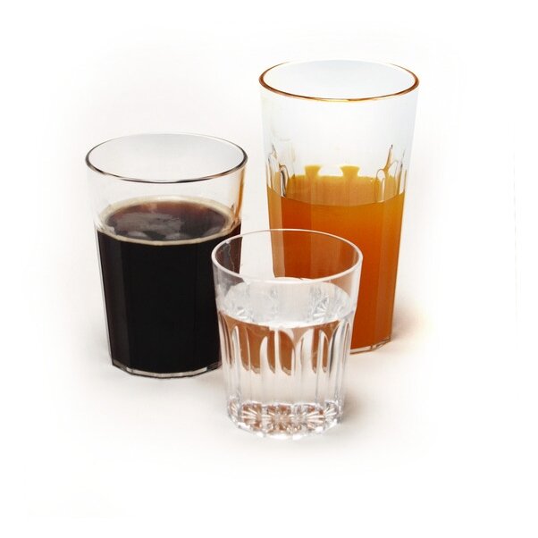 Camp4 polikarbonatinės briaunos stiklinės 450ml 2