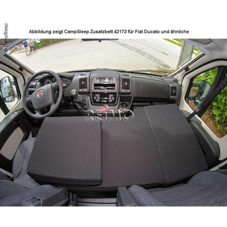CampSleep Maža papildoma lova - vairuotojo kabinai mažose komercinėse transporto priemonėse, pvz., VW T5/6, Mercedes Benz 2 CampSleep Maža papildoma lova - vairuotojo kabinai mažose komercinėse transporto priemonėse, pvz., VW T5/6, Mercedes Benz 2