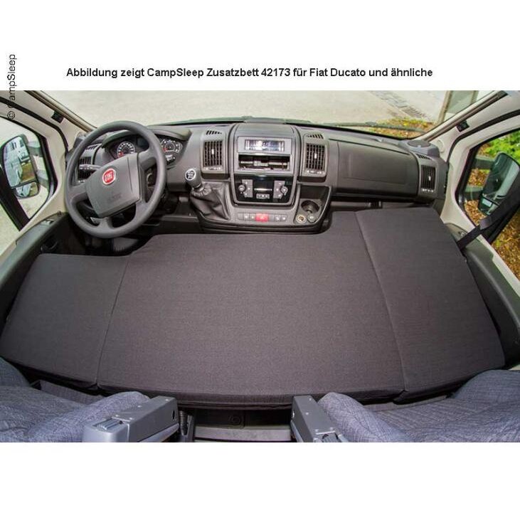 CampSleep Maža papildoma lova - vairuotojo kabinai mažose komercinėse transporto priemonėse, pvz., VW T5/6, Mercedes Benz 3