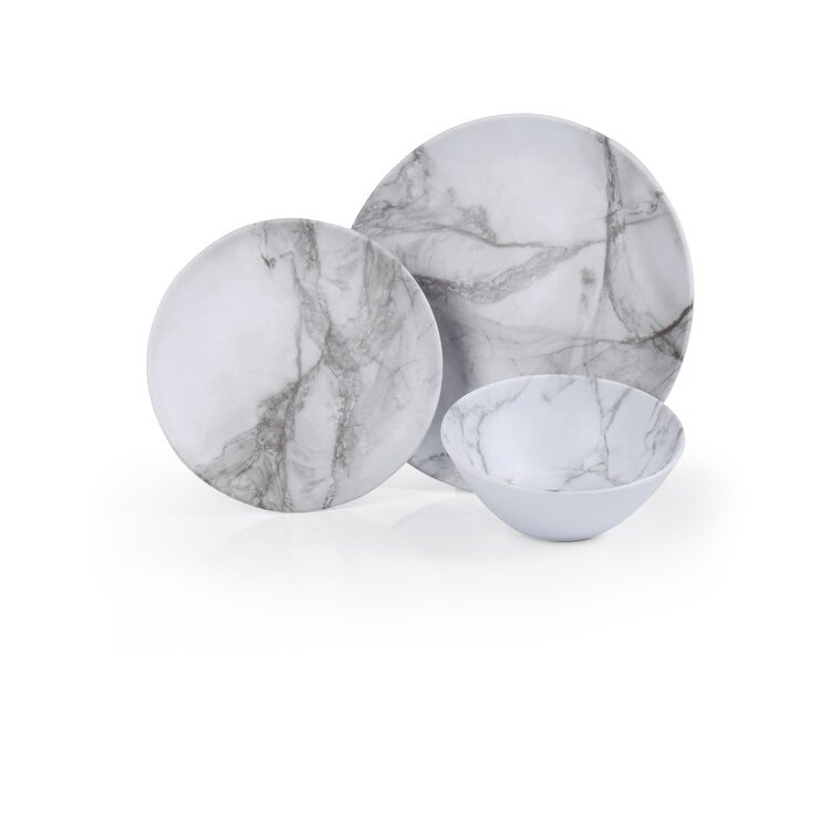 Camp4 melamino indų rinkinys MARBLE - 2 asmenims