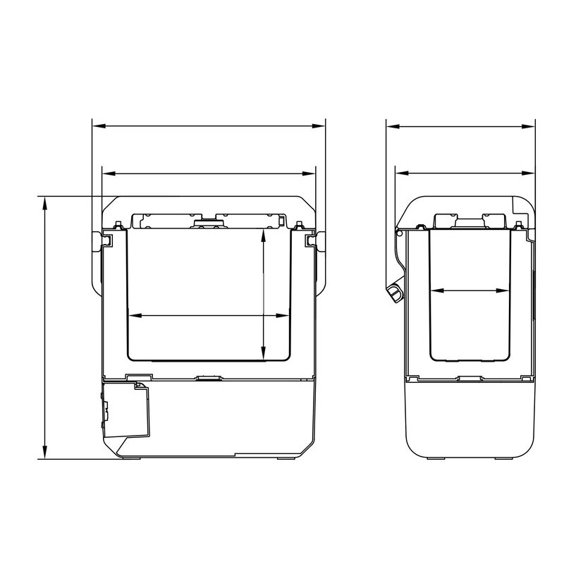 Carbest FreeCooler 8 kompresorinė aušinimo dėžė 5 Carbest FreeCooler 8 kompresorinė aušinimo dėžė 5