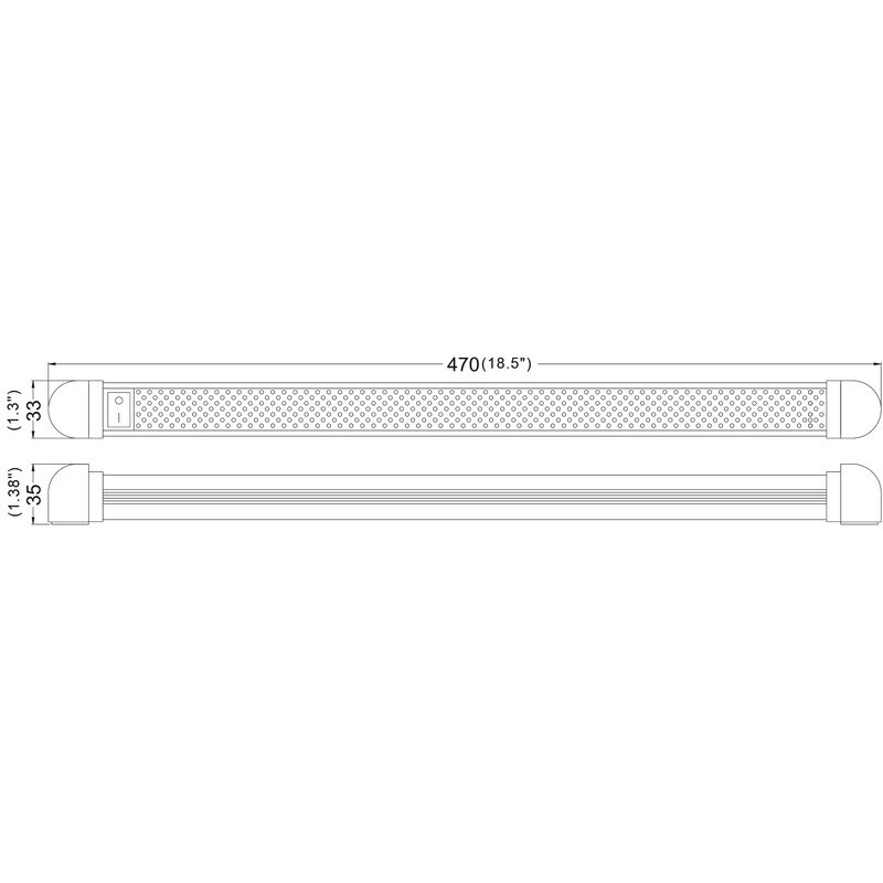 Carbest LED linijinis šviestuvas 470mm 2