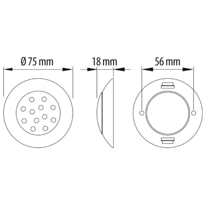 Carbest LED 75x18mm IP67 2