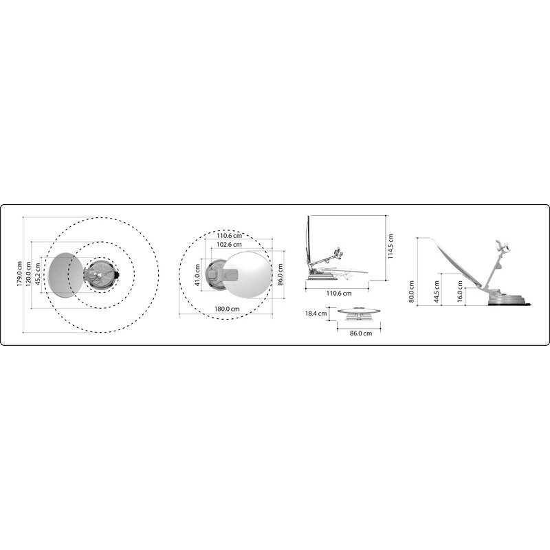 Carbest Multi-Sat X85 vieno palydovo sistema 85 cm 2 Carbest Multi-Sat X85 vieno palydovo sistema 85 cm 2