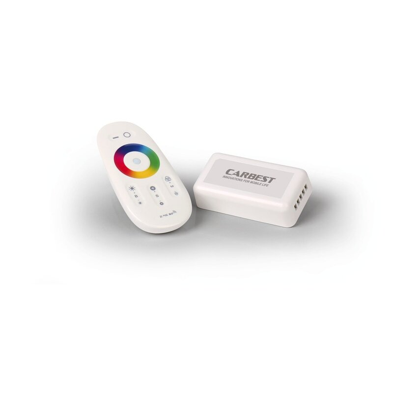 „Carbest RGBW“ valdiklis su „Touch“ nuotolinio valdymo pultu, tinkamu „LED Flex Band 83175“