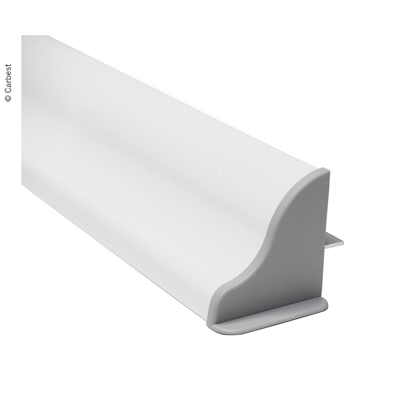 Carbest saulės kolektorių montavimo spoilerių komplektas - plotis iki 410 mm baltas 1