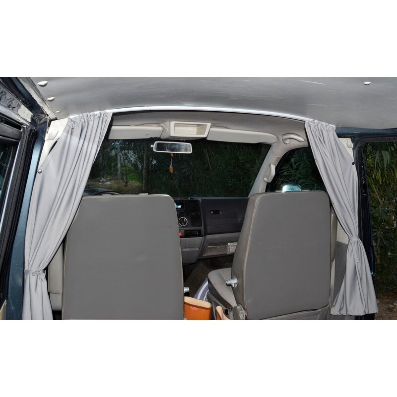 Carbest VWT5/6 skiriamoji užuolaidėlė vairuotojo kabina, pilka, 2 sluoksnių, nepermatoma 1 Carbest VWT5/6 skiriamoji užuolaidėlė vairuotojo kabina, pilka, 2 sluoksnių, nepermatoma 1