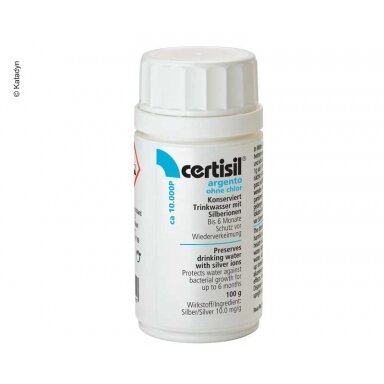 Certisil Argento CA 1000F vandens sterilizacija, 100ml Certisil Argento CA 1000F vandens sterilizacija, 100ml