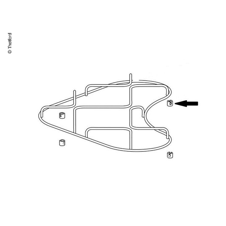 Clip Pan Support 4 vnt