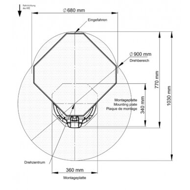 Cytrac DX Vision palydovinė sistema, įskaitant valdymo bloką 3 Cytrac DX Vision palydovinė sistema, įskaitant valdymo bloką 3