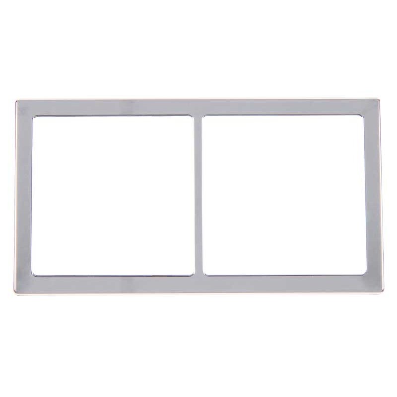 Dangtis rėmas dvigubas 62x115mm, sidabrinis chromas (laisvas)