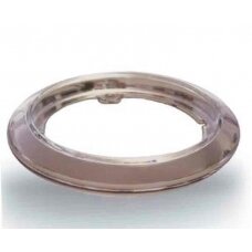 Dekoratyvinis žiedas žibintui išorė 122mm chromuotas
