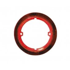 Dekoratyvinis žiedas 122mm raudonas