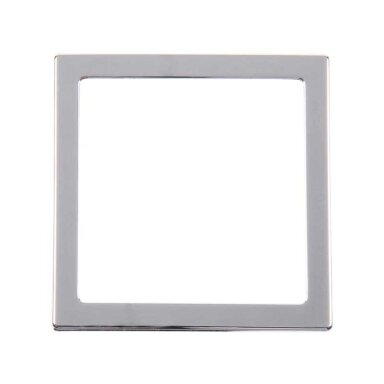 Dengiamasis rėmas vienas 62x62mm, sidabrinis chromas (laisvas)