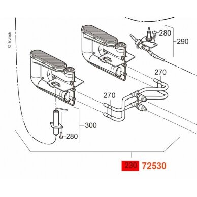 Degiklio komplektas S5002 30mbar Degiklio komplektas S5002 30mbar
