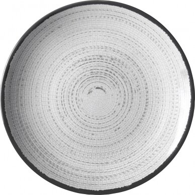 Desertinė lėkštė Tivoli 20 cm balta/juoda Desertinė lėkštė Tivoli 20 cm balta/juoda