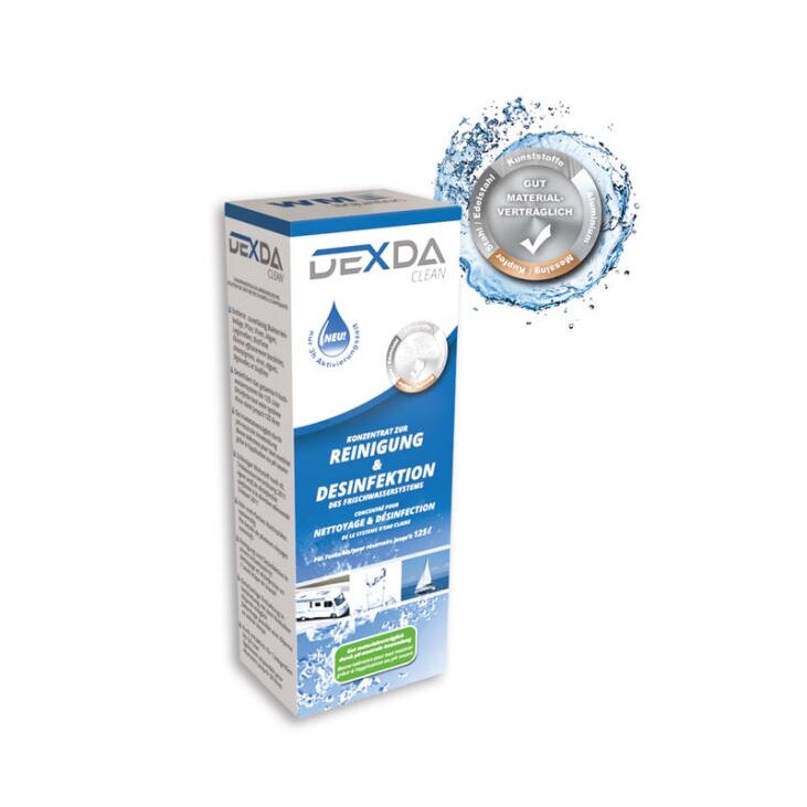 DEXDA Dezinfekavimas švariu vandeniu 1000 ml (baterijoms iki 500 L)