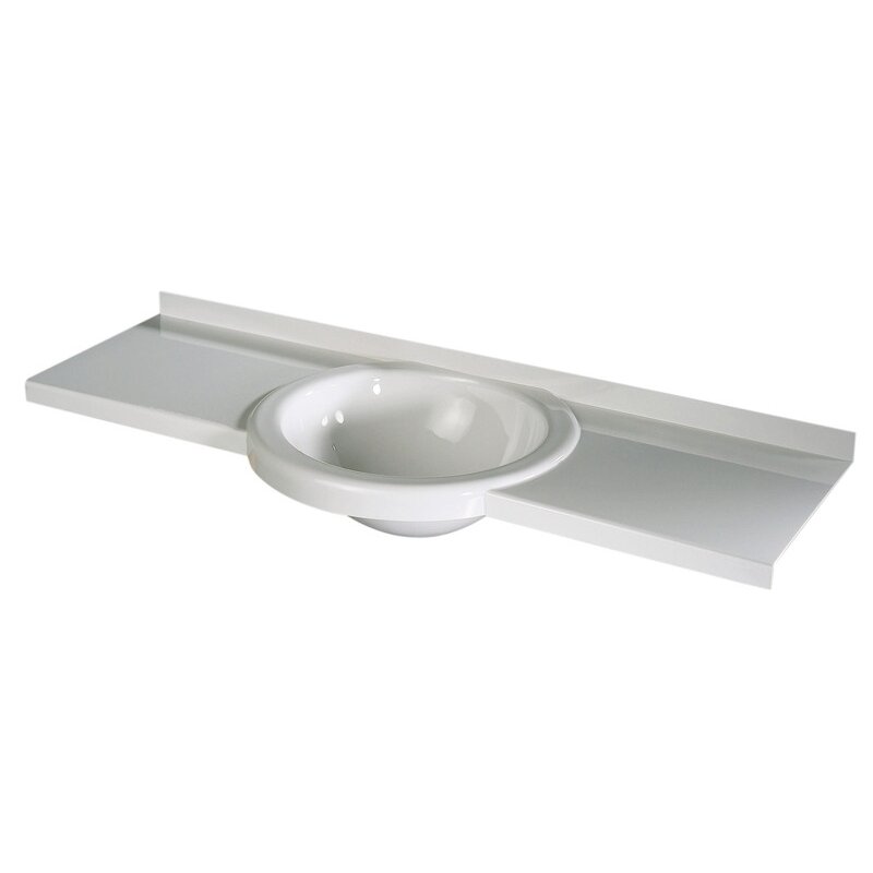 Dizaino praustuvas 900 x 270mm, baltas Dizaino praustuvas 900 x 270mm, baltas