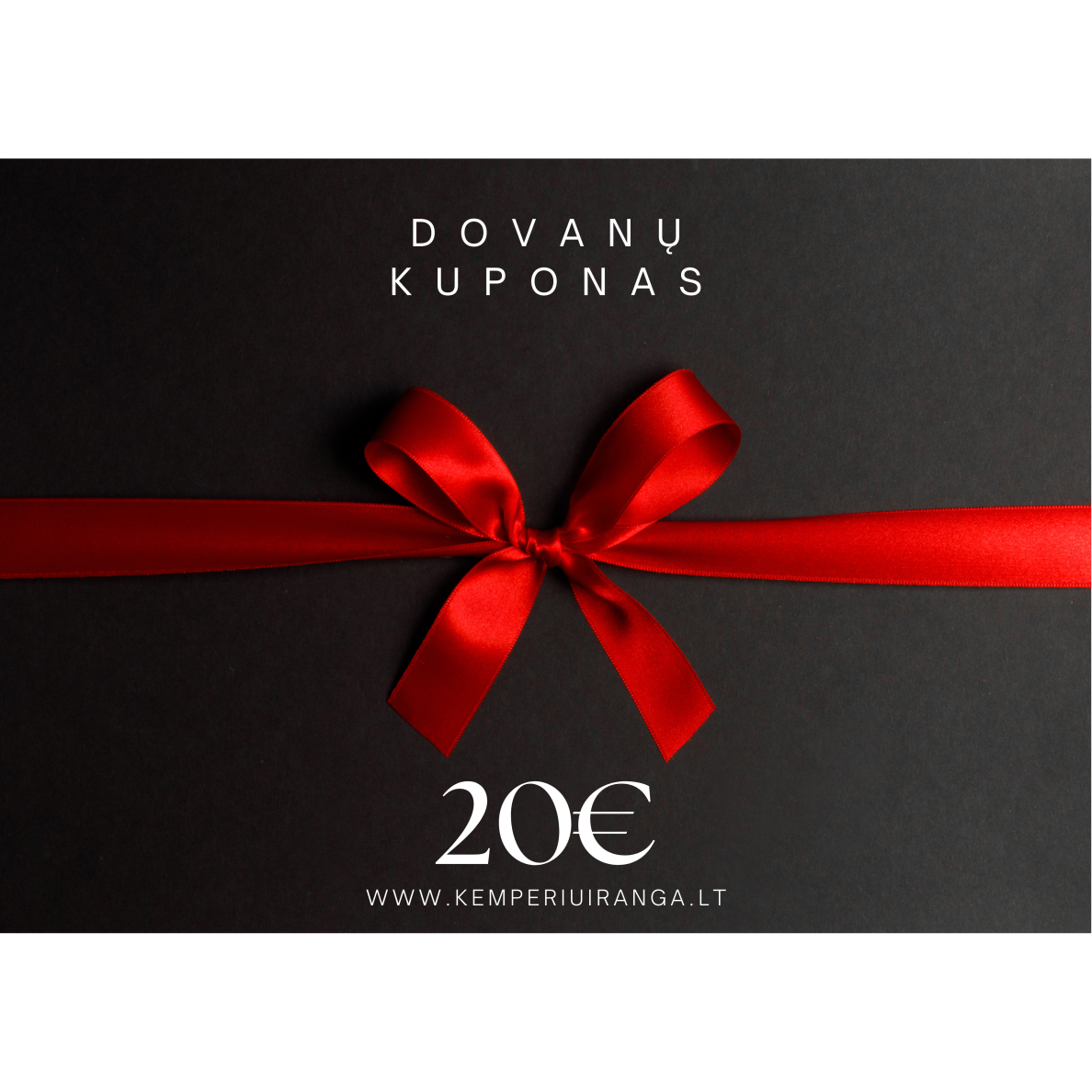 Dovanų kuponas 20€ Dovanų kuponas 20€