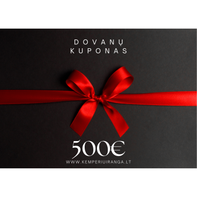 Dovanų kuponas 500€ Dovanų kuponas 500€