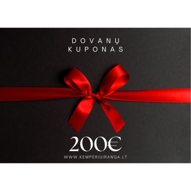Dovanų kuponas 200€ Dovanų kuponas 200€