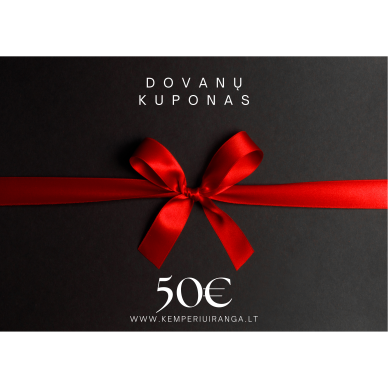 Dovanų kuponas 50€ Dovanų kuponas 50€