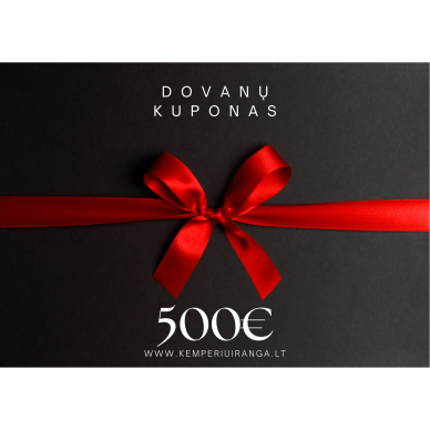 Dovanų kuponas 500€ Dovanų kuponas 500€
