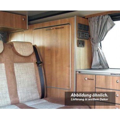 Drabužių ir patalynės spinta, skirta TravelStyle T6/T5 trumpam ratų bazės prailginimui 1 Drabužių ir patalynės spinta, skirta TravelStyle T6/T5 trumpam ratų bazės prailginimui 1