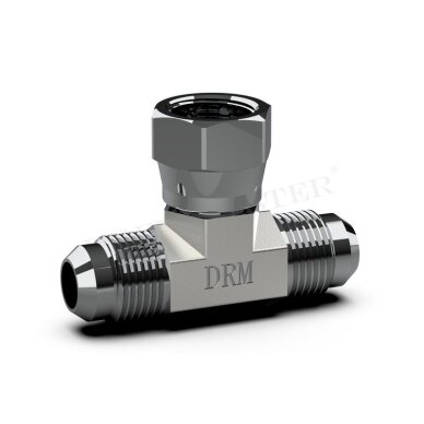 DREHMEISTER T formos jungtis 3/4"-16 UNF SND užpildymo žarnai DREHMEISTER T formos jungtis 3/4"-16 UNF SND užpildymo žarnai