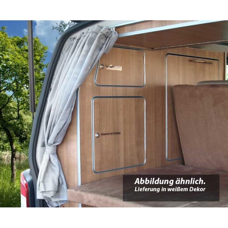 Drabužių ir patalynės spinta, skirta TravelStyle T6/T5 trumpam ratų bazės prailginimui 2