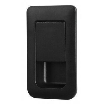 Durų spyna 36x59mm juodos/juodos durų storis 12-18mm Durų spyna 36x59mm juodos/juodos durų storis 12-18mm