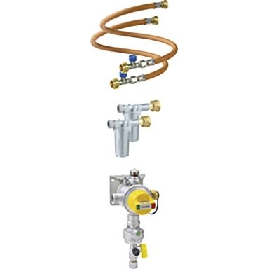 Dujų slėgio reguliatoriaus sistema Caramatic DriveTwo-Set vertikali