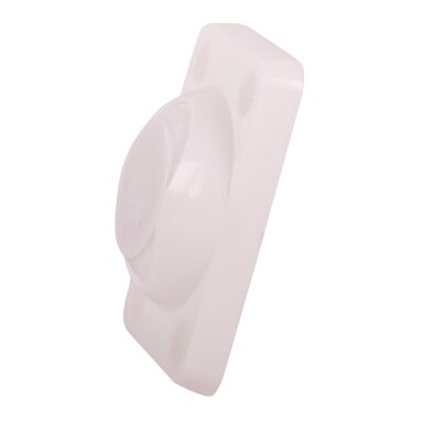 Durų atrama plastikinė (balta), magnetinė, stiprumas: 10kg, 2 vnt.