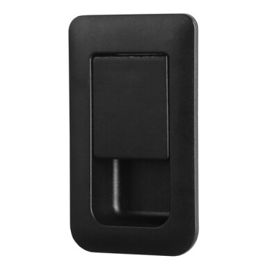 Durų spyna 36x59mm juodos/juodos durų storis 12-18mm