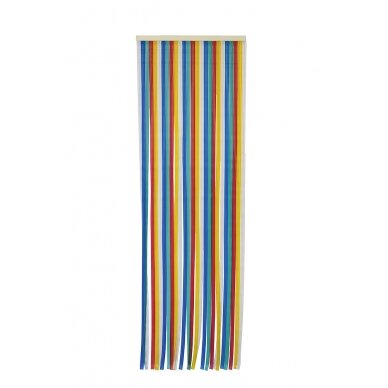 Durų juostos užuolaidos 5 tipo spalvotos 100x195cm Durų juostos užuolaidos 5 tipo spalvotos 100x195cm