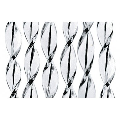 Durų užuolaida SARA, 100% PVC, 60x190cm, balta/juoda Durų užuolaida SARA, 100% PVC, 60x190cm, balta/juoda
