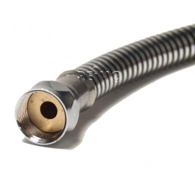 Dušo žarna 2,5 m 3/8 x 1/2 metalo/plastiko išvaizda Dušo žarna 2,5 m 3/8 x 1/2 metalo/plastiko išvaizda