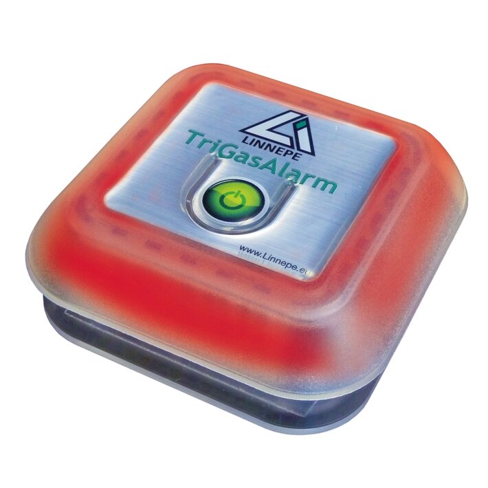 Dujų įspėjimo įtaisas TriGas alarm, skirtas apsvaiginimo dujoms su sirena Propan-/Butan-/anestetinės 1 Dujų įspėjimo įtaisas TriGas alarm, skirtas apsvaiginimo dujoms su sirena Propan-/Butan-/anestetinės 1