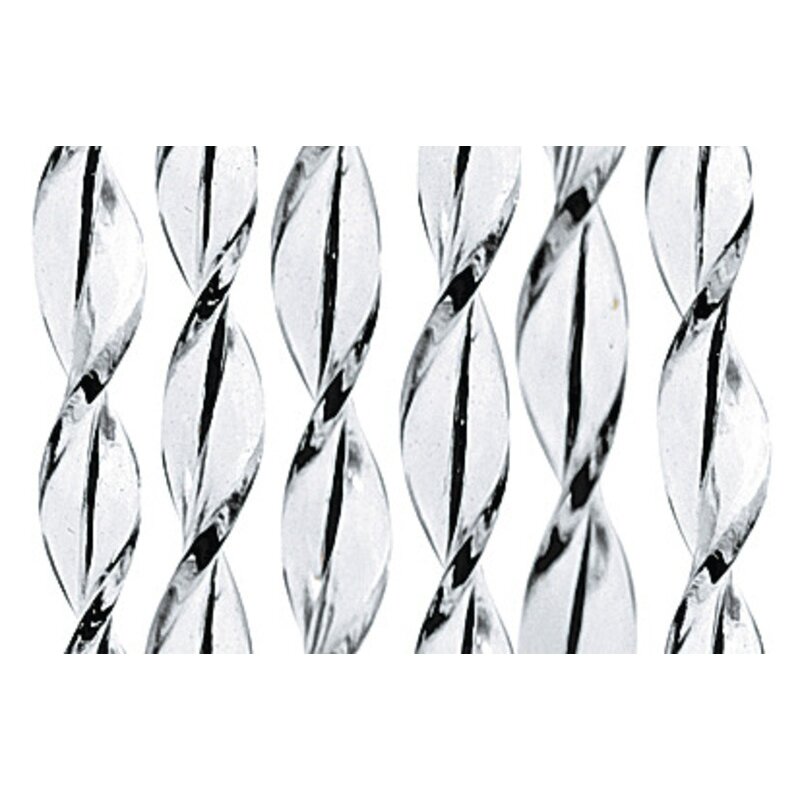 Durų užuolaida SARA, 100% PVC, 60x190cm, balta/juoda Durų užuolaida SARA, 100% PVC, 60x190cm, balta/juoda