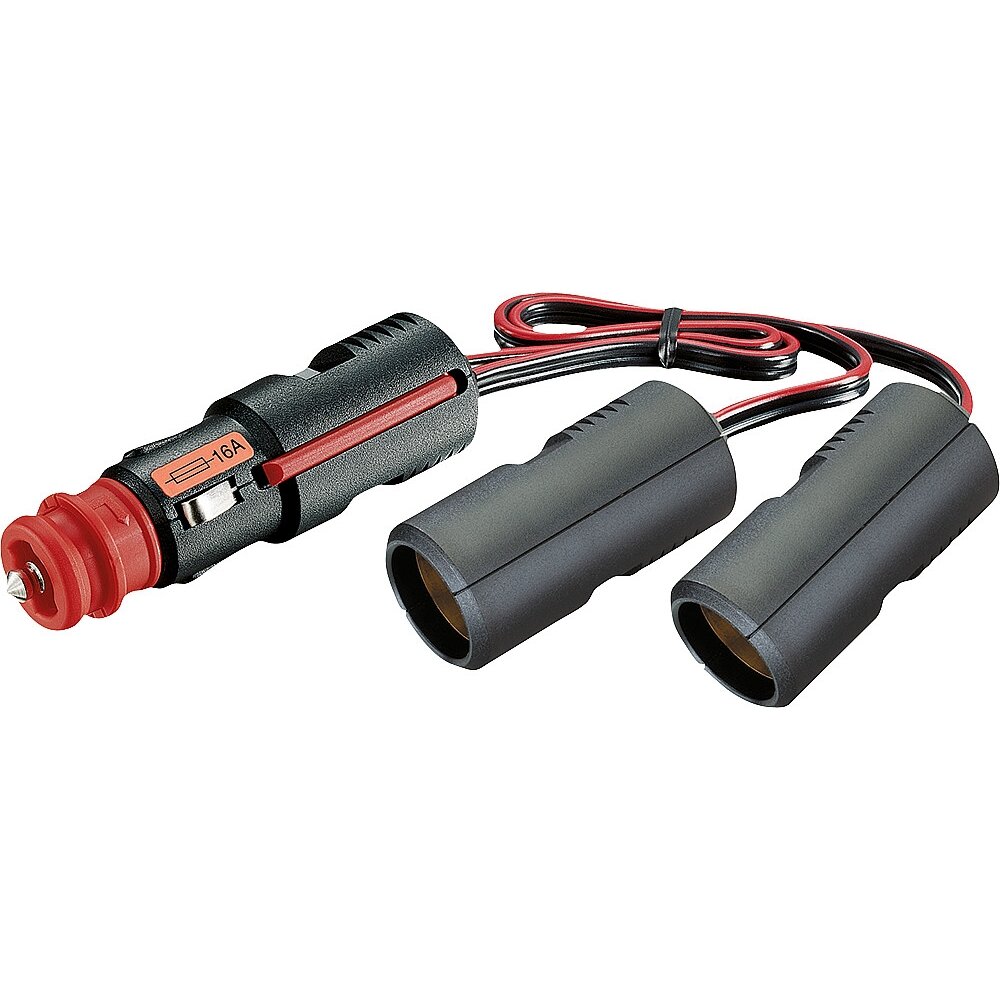 Dvi jungtis maks. 16 A / 12 - 24 V, kabelio ilgis 0,25 m Dvi jungtis maks. 16 A / 12 - 24 V, kabelio ilgis 0,25 m