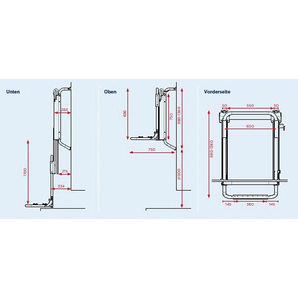 Bike carrier Bike Lift Standard Rail