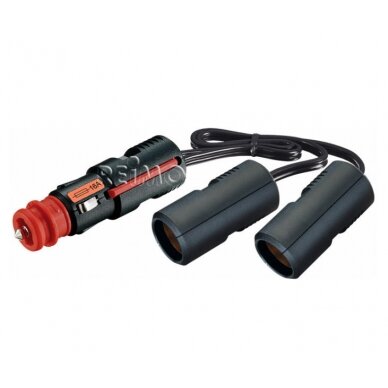 Dvi sankaba 12/24V 2x8A didelė Dvi sankaba 12/24V 2x8A didelė